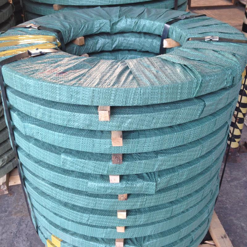 Slitted stainless steel coil for making pipe tube