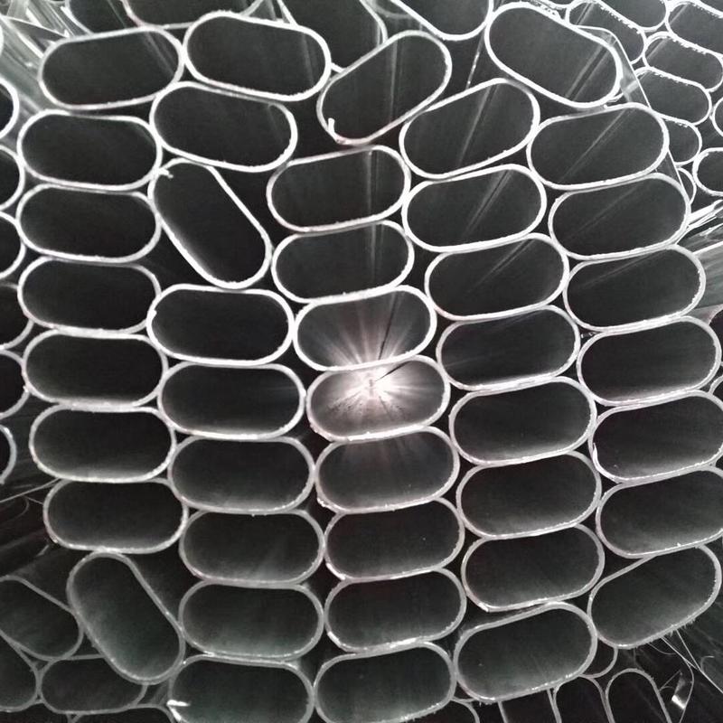 Stainless steel flat oval pipe tube
