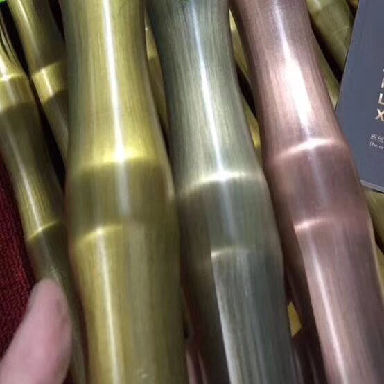 Coloured bamboo stainless steel pipe tube