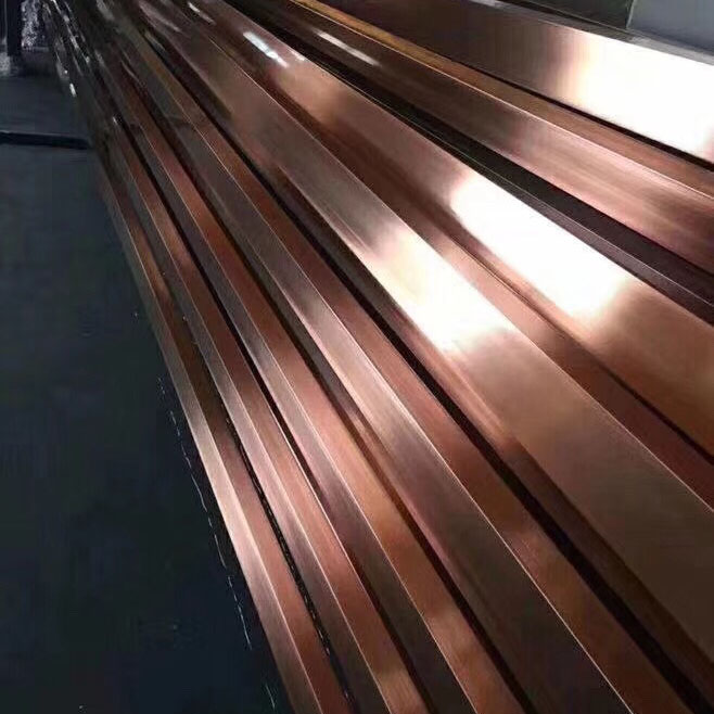 Coloured plated stainless steel pipe tube